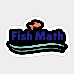 Fish Math Sticker